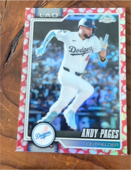 2026 Topps Chrome #10 Andy Pages — front