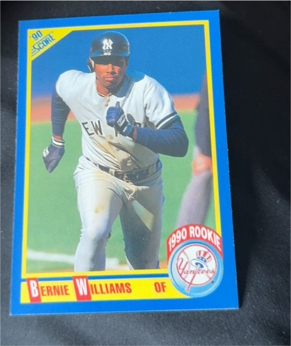 1990 Score #619 Bernie Williams — front
