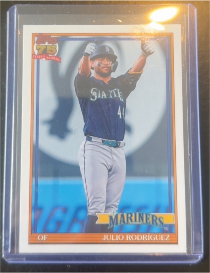 2026 Topps Series 1 1991 Design #T91-39 Julio Rodriguez — front