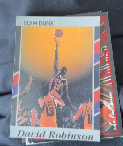 1990 Slam Dunk #11 David Robinson — front