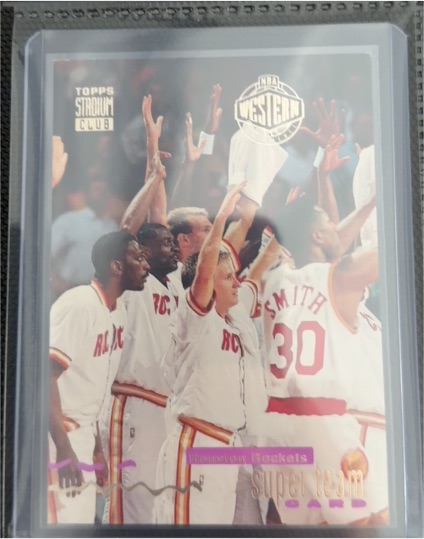1993-94 Topps Stadium Club #10 Houston Rockets Super Team — front