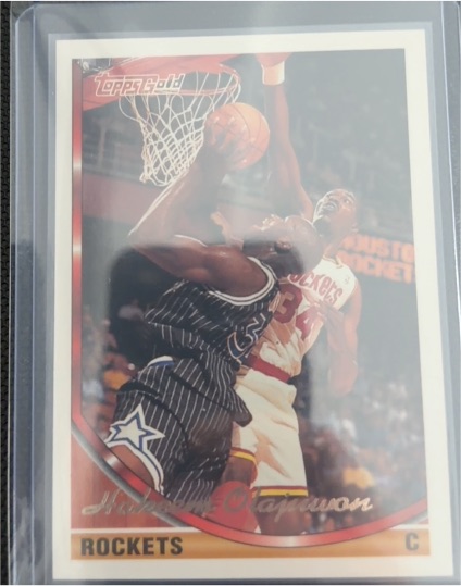 1993-94 Topps #266 Hakeem Olajuwon — front