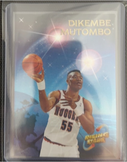 1994-95 Topps Stadium Club Rising Stars #9 Dikembe Mutombo — front