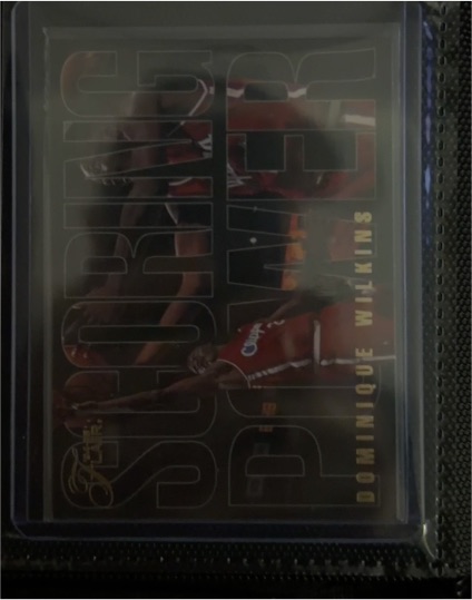 1994-95 Flair Scoring Power #10 Dominique Wilkins — front