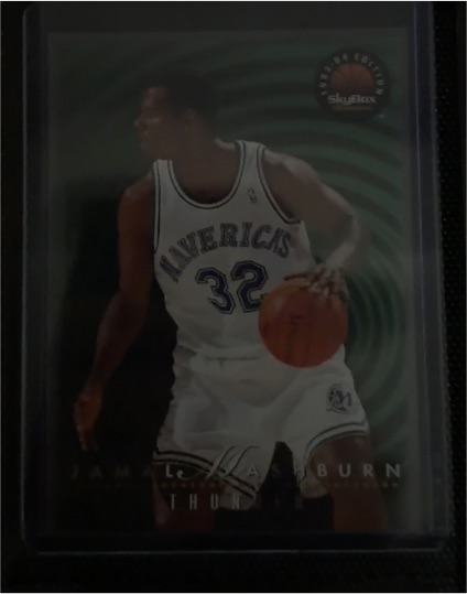 1993-94 SkyBox Premium #TL1 Jamal Mashburn/Jim Jackson Thunder And Lightning — front