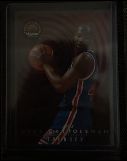 1993-94 SkyBox Premium Thunder and Lightning #TL4 Derrick Coleman / Kenny Anderson — front
