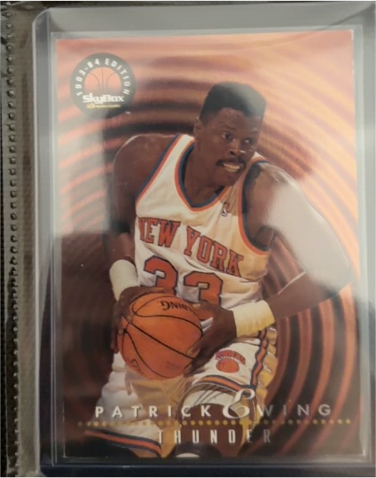 1993-94 Skybox Premium #TL5 Patrick Ewing / John Starks Thunder and Lightning — front