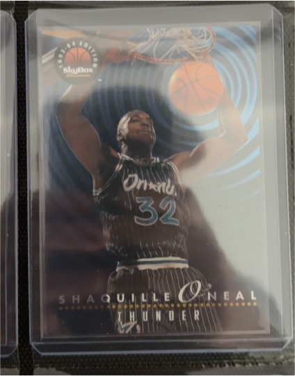 1993-94 Skybox Premium #TL6 Shaquille O'Neal Thunder and Lightning — front