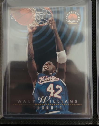 1993-94 SkyBox Premium #TL8 Walt Williams Thunder Lightning — front