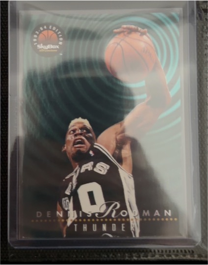 1993-94 Skybox Premium Thunder and Lightning #TL9 Dennis Rodman — front