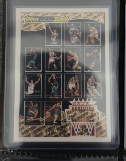 1993 Topps Black Gold #A Certified Winner Group A — front