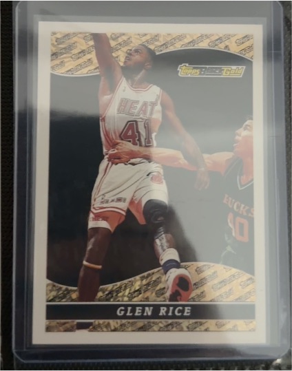 1993-94 Topps Black Gold #5 Glen Rice — front