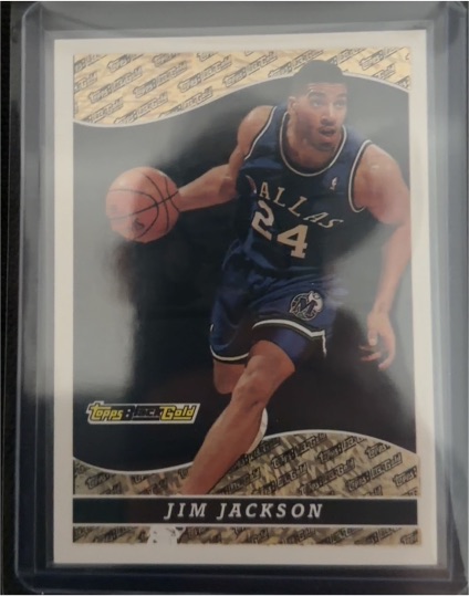 1993-94 Topps Black Gold #7 Jim Jackson — front