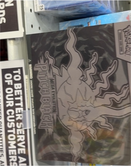 2020 Pokémon TCG Mega Evolution Pitch Black Elite Trainer Box — front