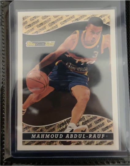 1993-94 Topps Black Gold #13 Mahmoud Abdul-Rauf — front