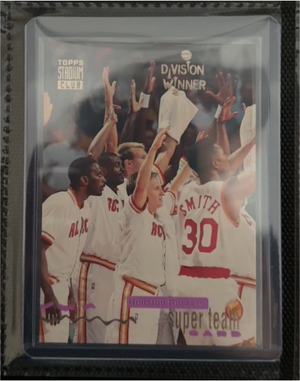 1993-94 Topps Stadium Club #10 Houston Rockets Super Team — front