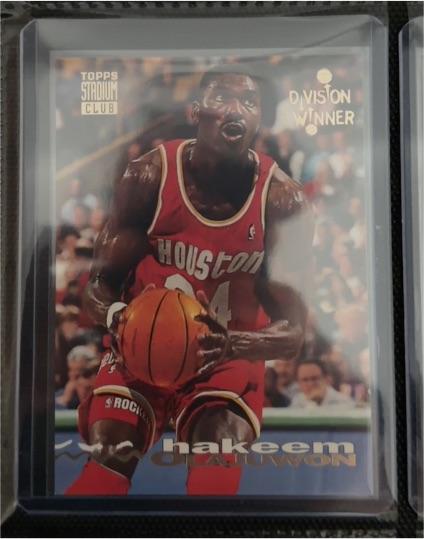 1993-94 Topps Stadium Club #89 Hakeem Olajuwon — front