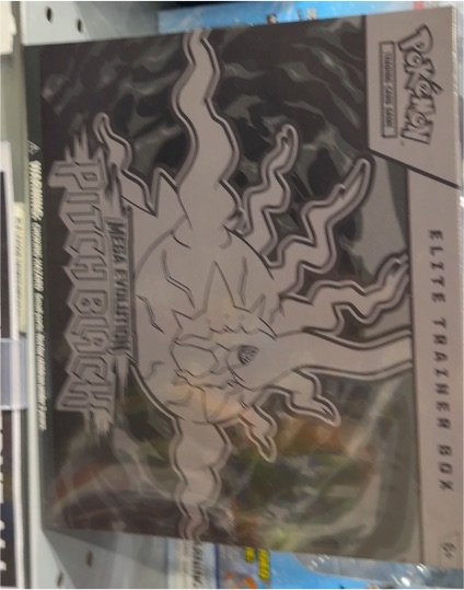 2020 Pokémon TCG Mega Evolution Pitch Black Elite Trainer Box — front