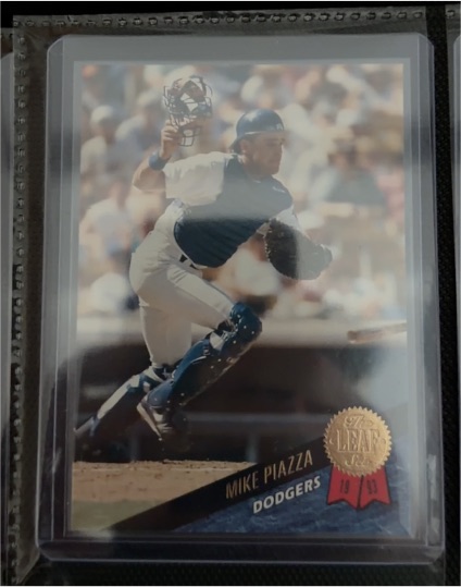 1993 Leaf #35 Mike Piazza — front