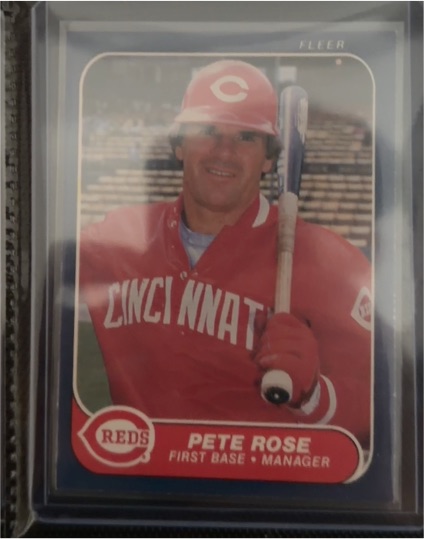 1986 Fleer #191 Pete Rose — front
