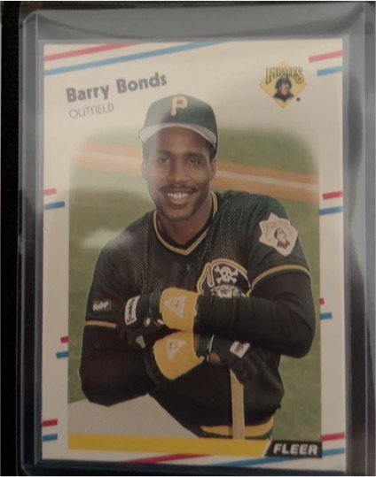 1988 Fleer Glossy #322 Barry Bonds — front