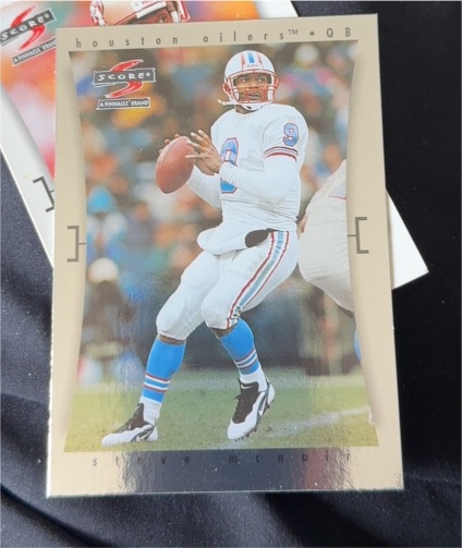 1997 Score #242 Steve McNair Houston Oilers — front
