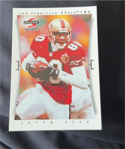 1997 Score #6 Jerry Rice — front
