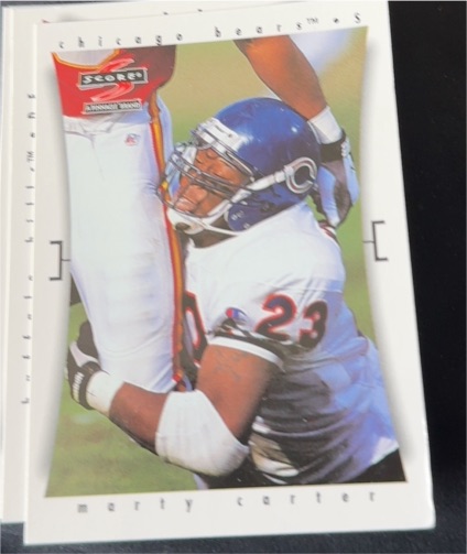 1997 Score #38 Marty Carter — front