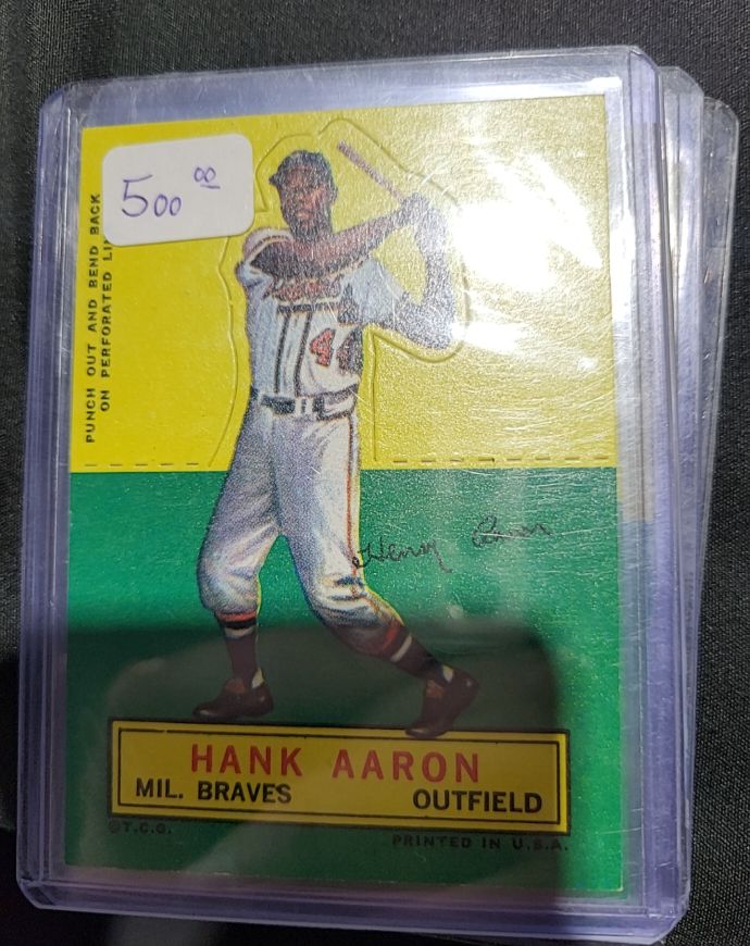 1964 Topps Stand-Ups #Hank Aaron — front