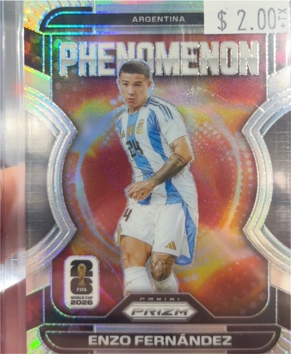2026 Panini Prizm FIFA World Cup #23 Enzo Fernández Phenomenon — front