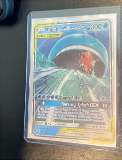 2019 Pokémon Magikarp & Wailord GX #SM166 — front