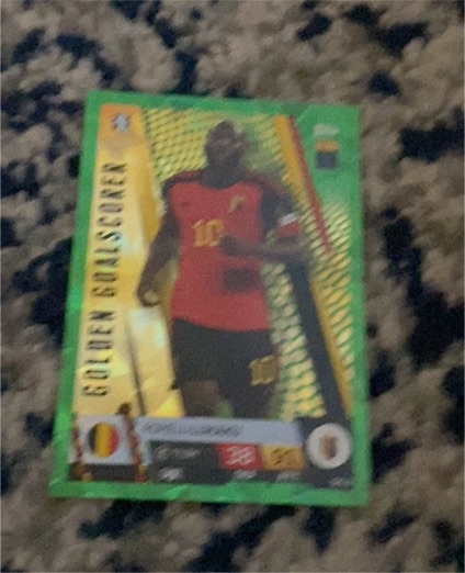 2024 Topps Match Attax UEFA Euro Golden Goalscorer Romelu Lukaku Belgium GG 2 — front