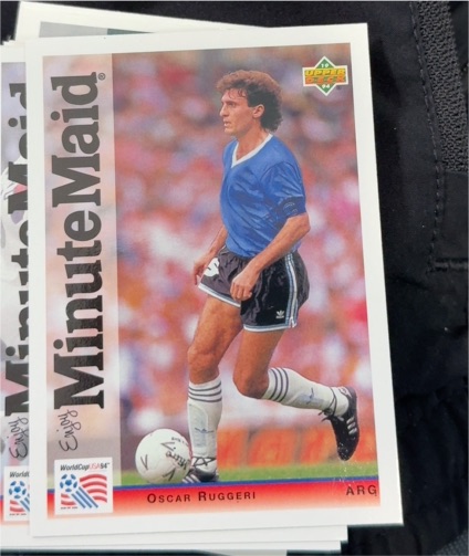 1994 Upper Deck Minute Maid #21 Oscar Ruggeri — front