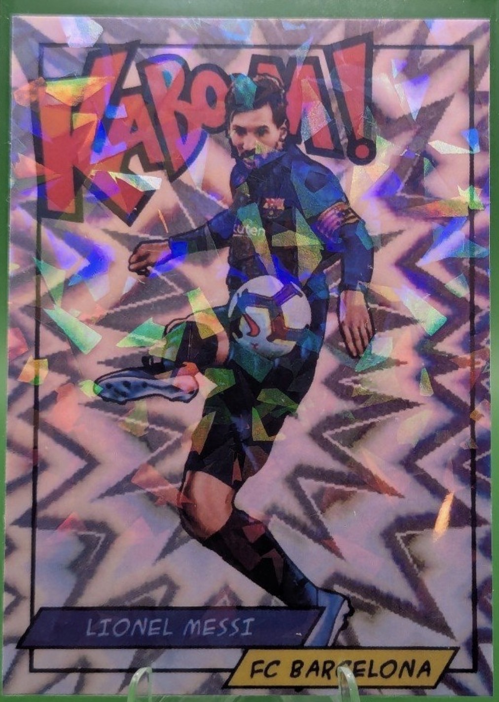 2025 Panini Donruss Road to FIFA World Cup Kaboom! #1 Lionel Messi — front