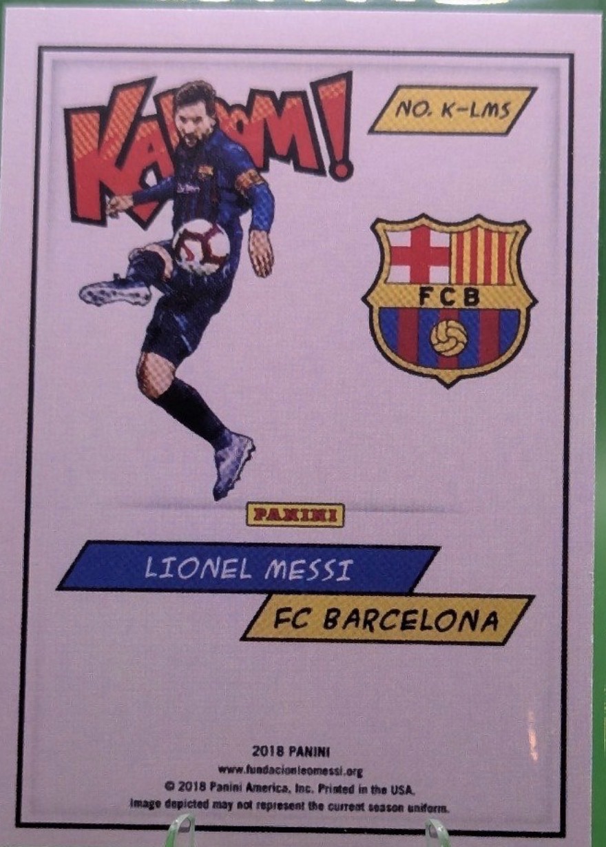 2018 Panini #K-LMS Lionel Messi FC Barcelona — front