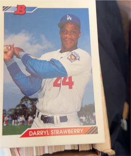 1992 Bowman #40 Darryl Strawberry — front