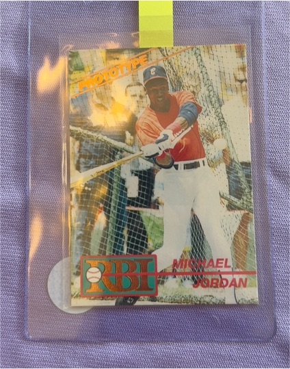 1991 RBI Magazine #1P Michael Jordan Prototype — front