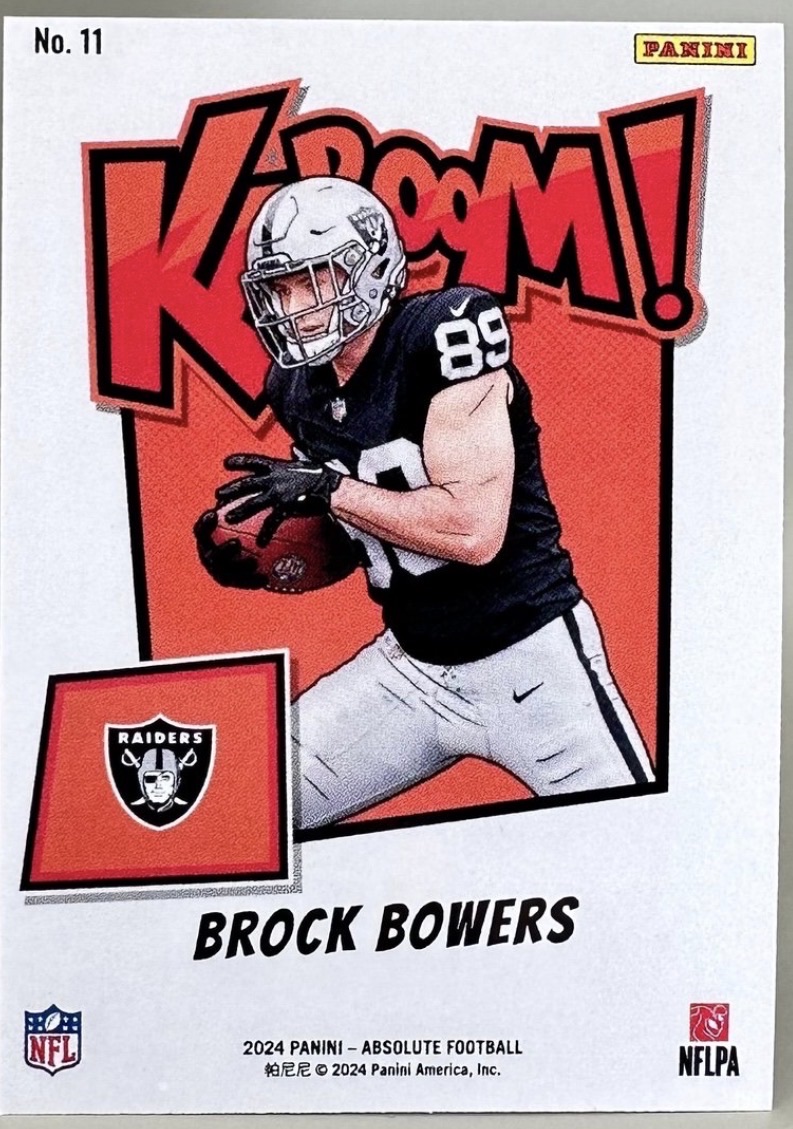 2024 Panini Absolute Football #11 Brock Bowers — front