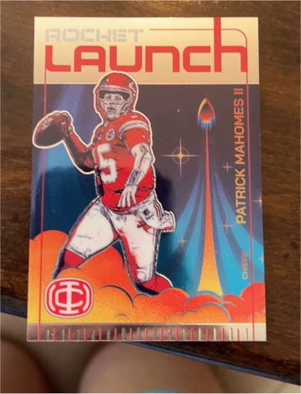 2025 Panini Authentically Mahomes Rocket Launch #RL-1 Patrick Mahomes II — front