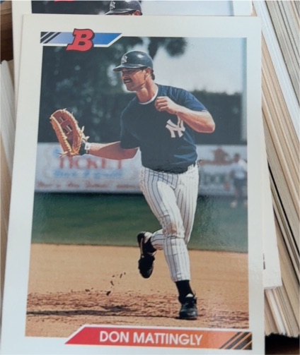 1992 Bowman #340 Don Mattingly — front