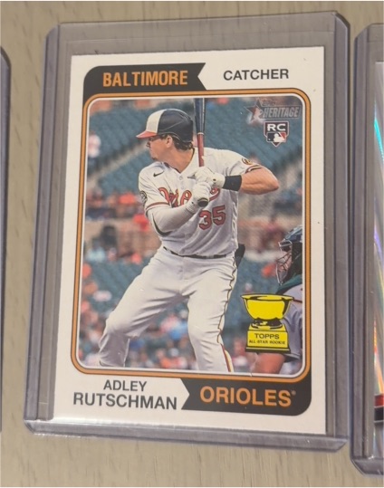 2023 Topps Heritage #7 Adley Rutschman — front
