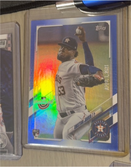 2021 Topps Opening Day #77 Cristian Javier — front
