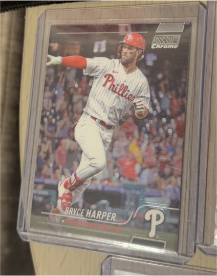 2022 Topps Stadium Club Chrome #300 Bryce Harper — front