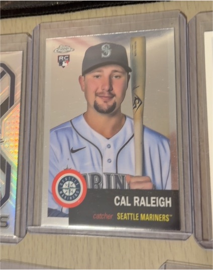 2022 Topps Chrome Platinum Anniversary #237 Cal Raleigh — front