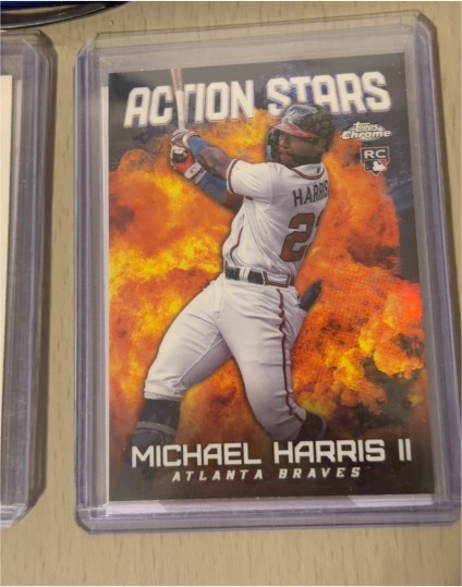 2023 Topps Chrome Update Action Stars #ASC-6 Michael Harris II — front