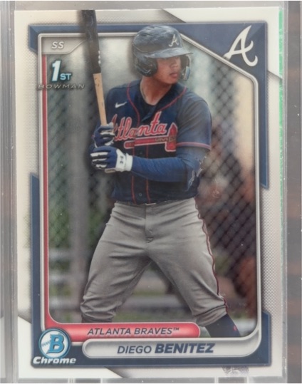 2024 Bowman Chrome #BCP-39 Diego Benitez — front