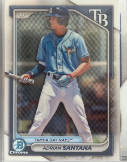2024 Bowman Chrome #BCP-61 Adrian Santana — front