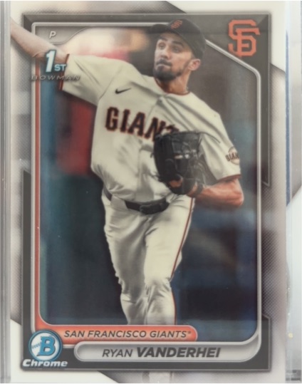 2024 Bowman Chrome #BCP-15 Ryan Vanderhei — front