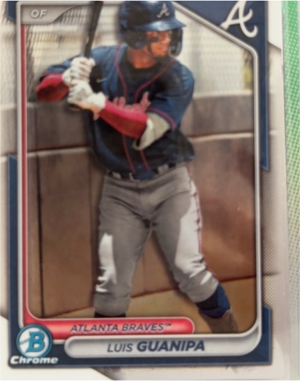 2024 Bowman Chrome Prospects #BCP-118 Luis Guanipa — front