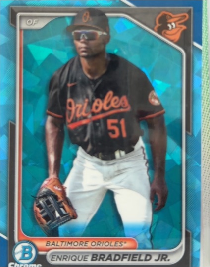 2024 Bowman Sapphire #BCP-149 Enrique Bradfield Jr. — front